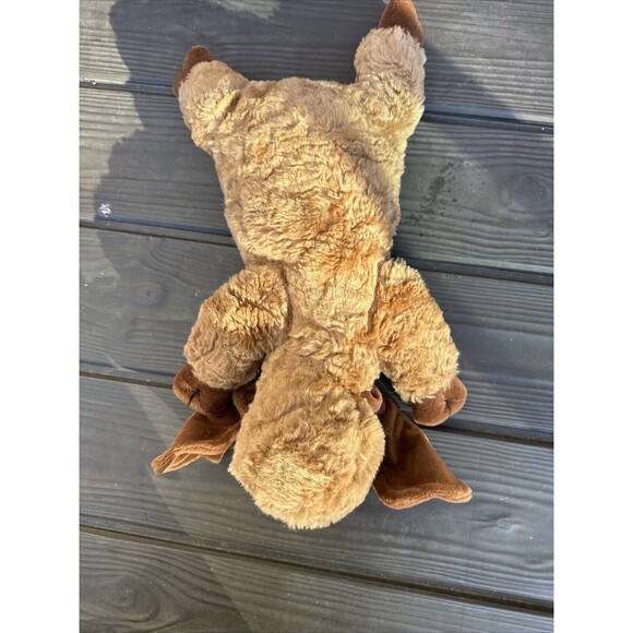 TY Classic Plush Moose MORTIMER Laying 15"L Brown Floppy Toy Vintage 1995 P12 - Picture 8 of 8